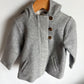Grey Hood Long Coat / 3T