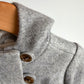 Grey Hood Long Coat / 3T