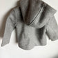 Grey Hood Long Coat / 3T