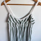 Maternity Green Stripes Top / Medium