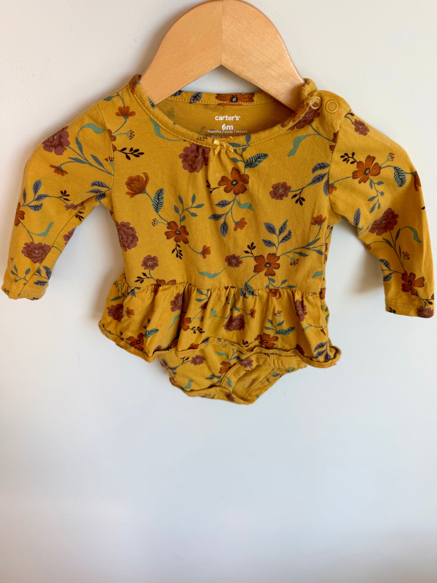 Marigold Skirt Bodysuit / 6m