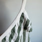 Maternity Green Stripes Top / Medium