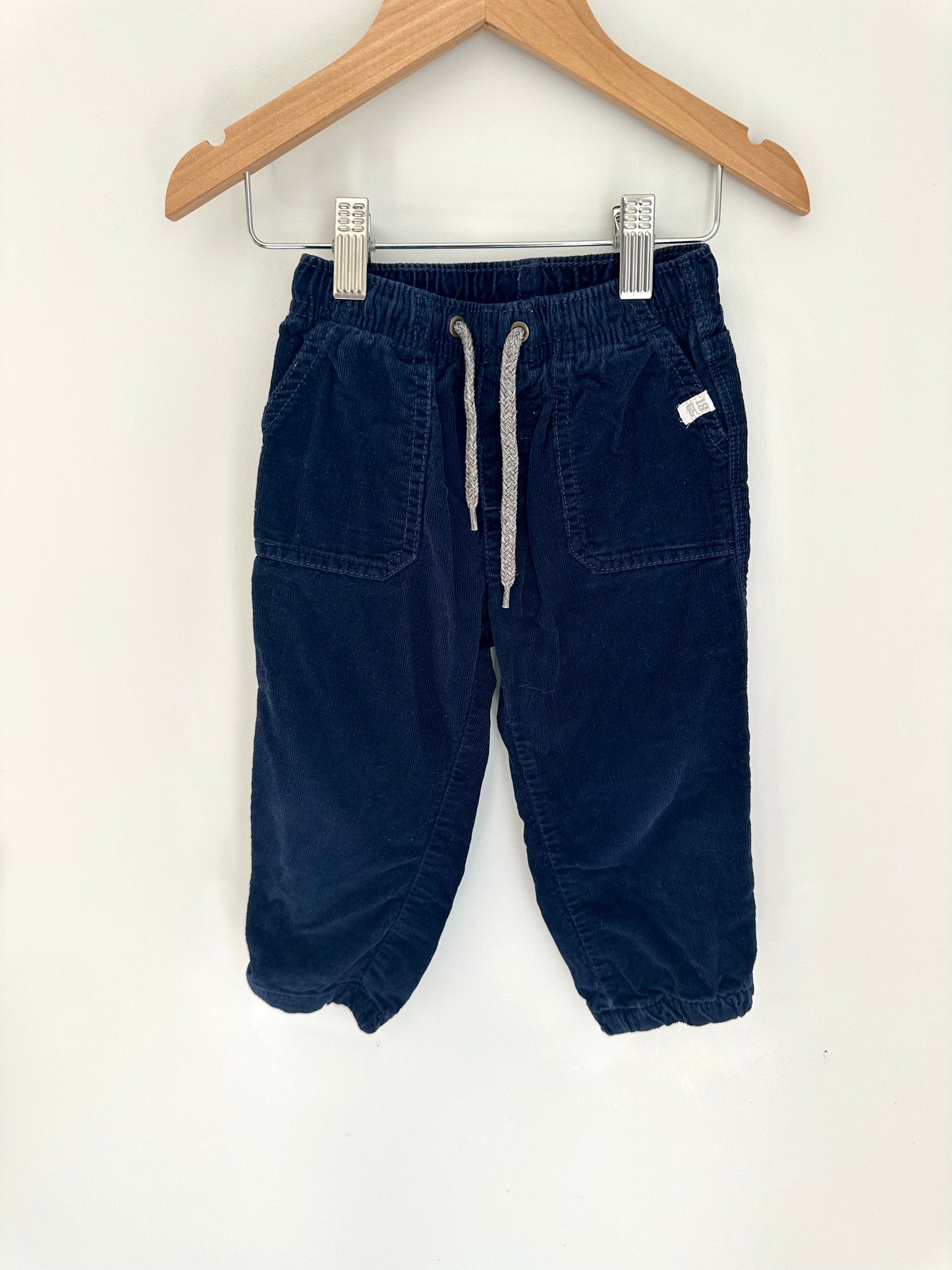 Navy Cord Pants / 24m