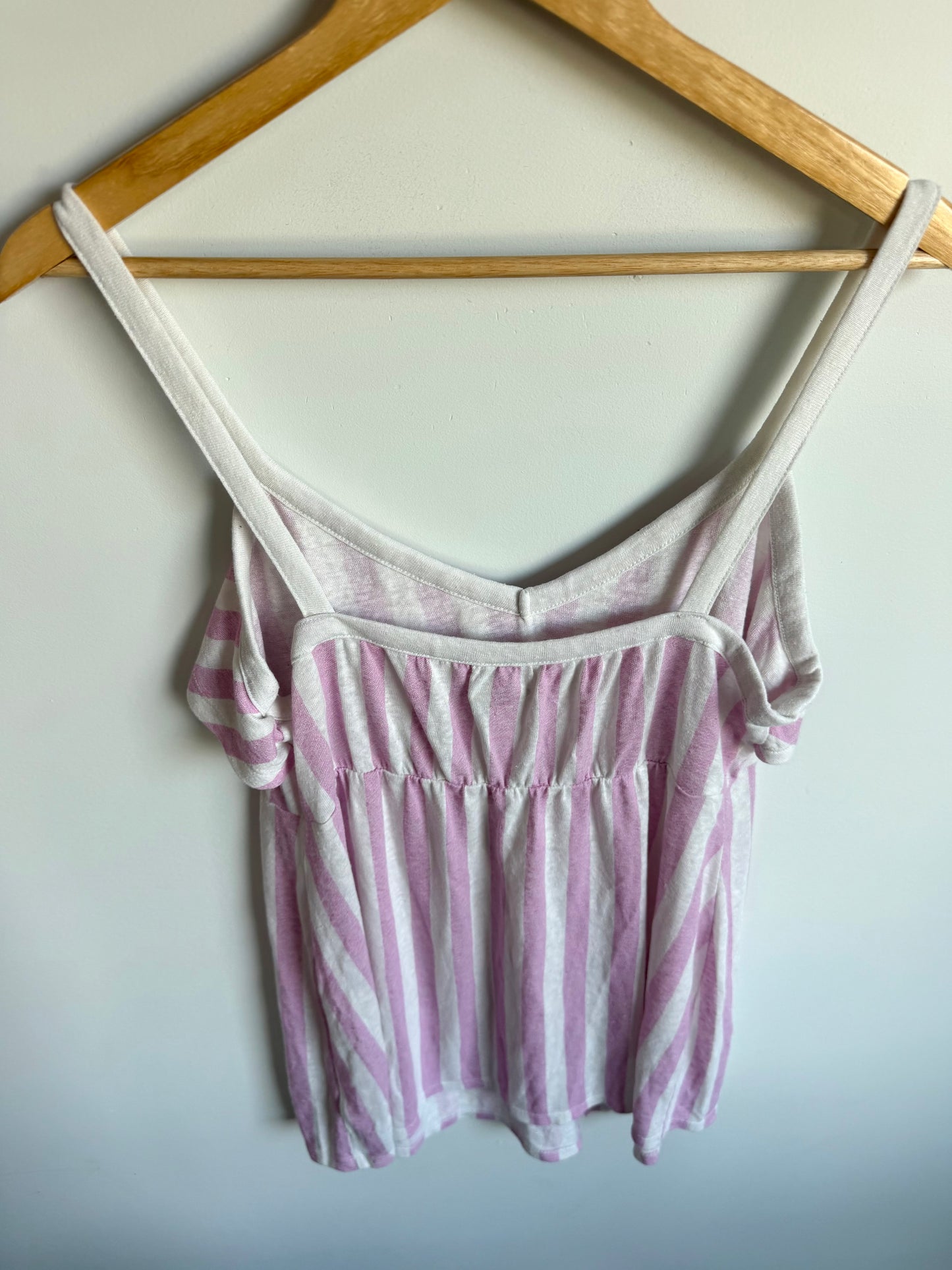 Maternity Pink Stripes Top / Medium