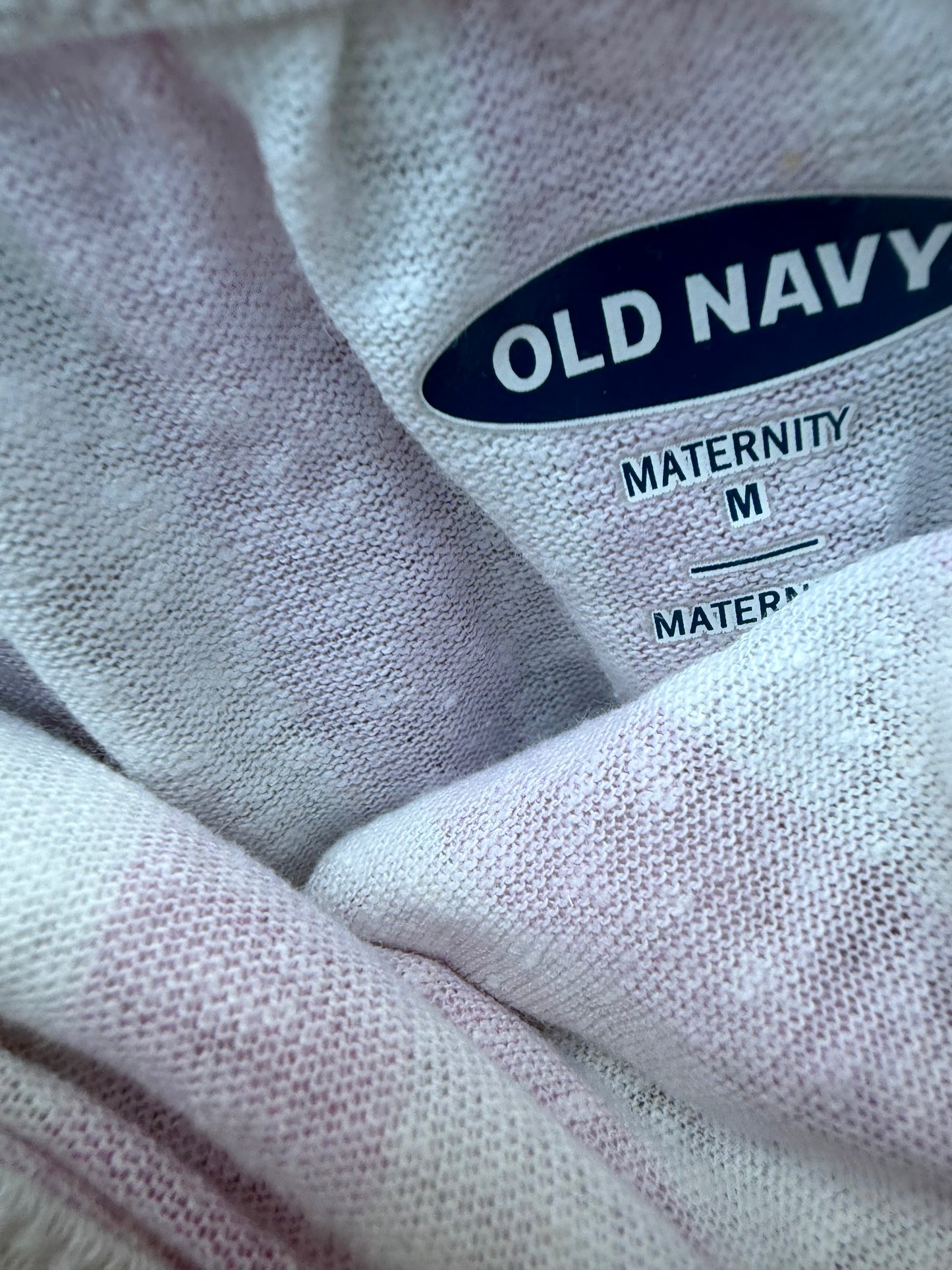 Maternity Pink Stripes Top / Medium