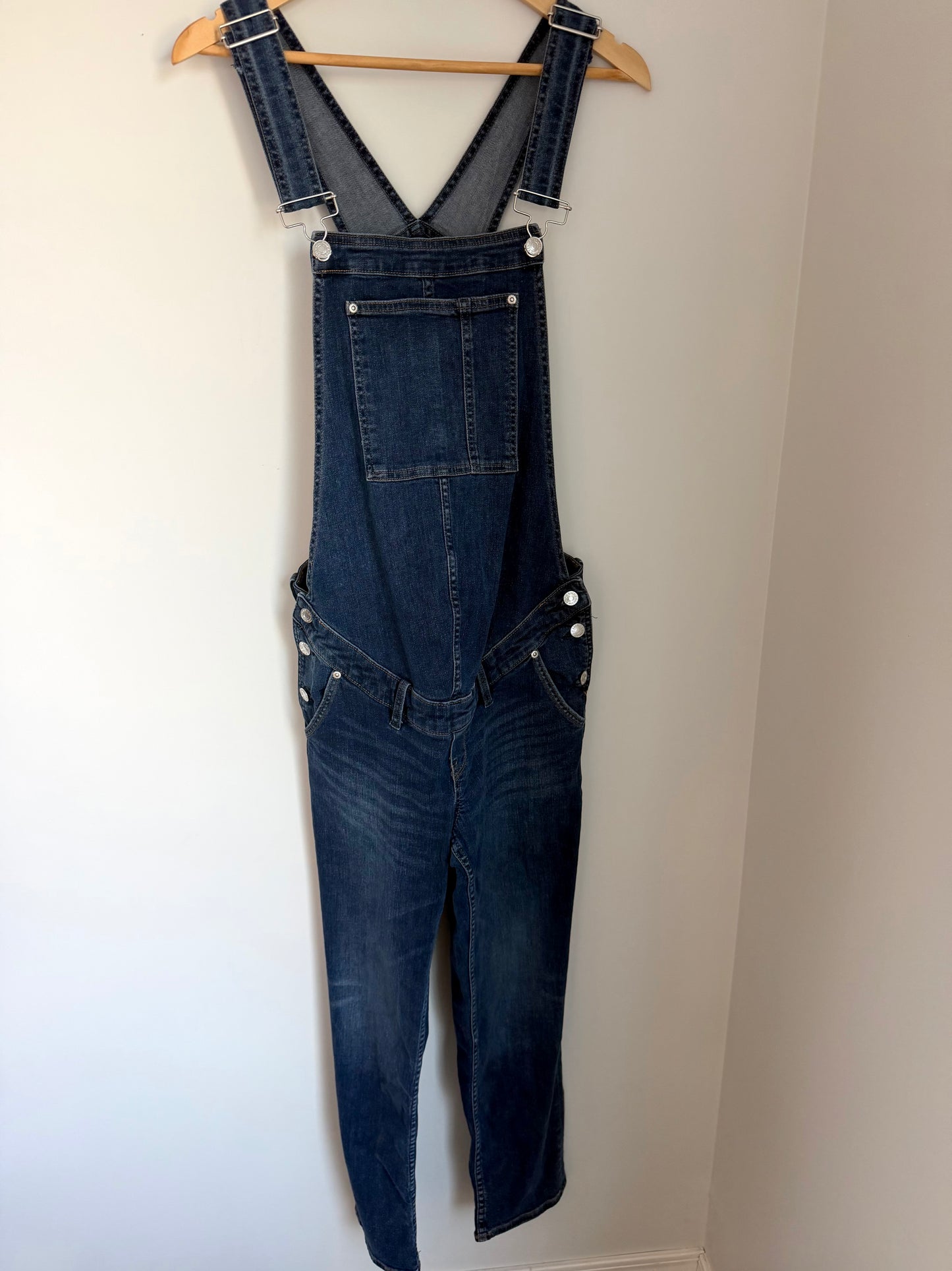 H&M Maternity Blue Overalls / Size 6 (Small)
