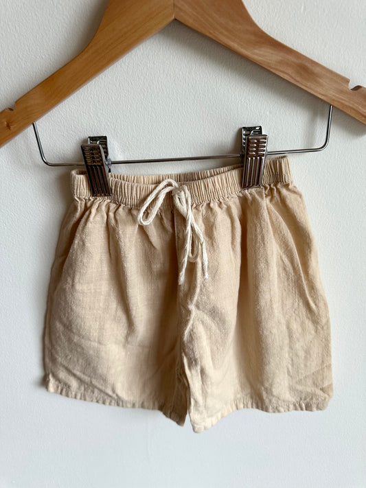 Oat Linen Shorts / 3T