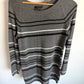 Grey Stripes Maternity Sweater / Medium