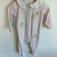 Lace Collared Fairy Embroidered Jumpsuit / 9-12m