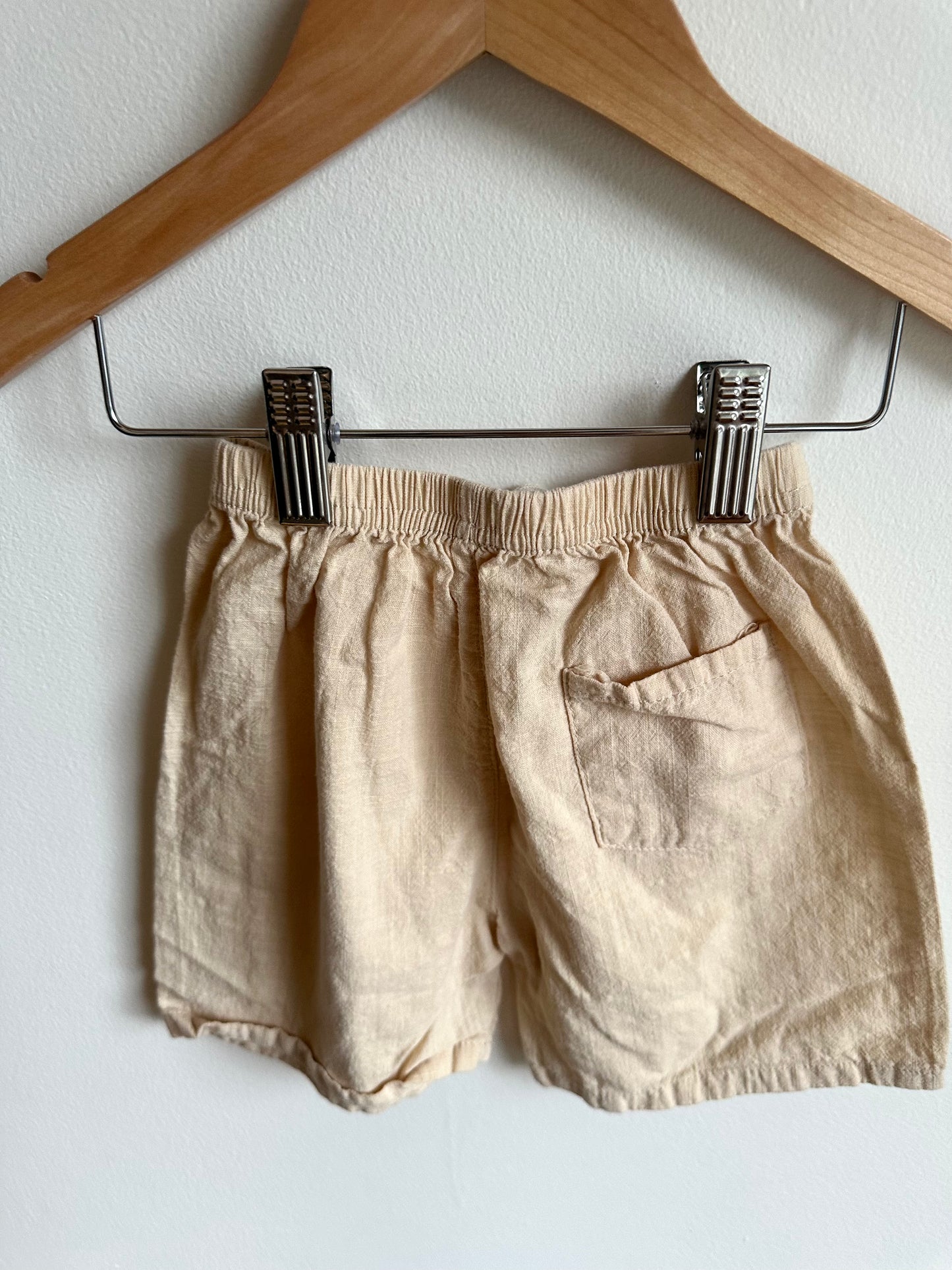 Oat Linen Shorts / 3T