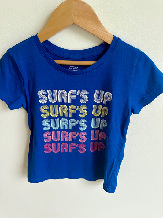 NEW Surf's Up Blue Top / 4-5T