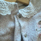 Lace Collared Fairy Embroidered Jumpsuit / 9-12m