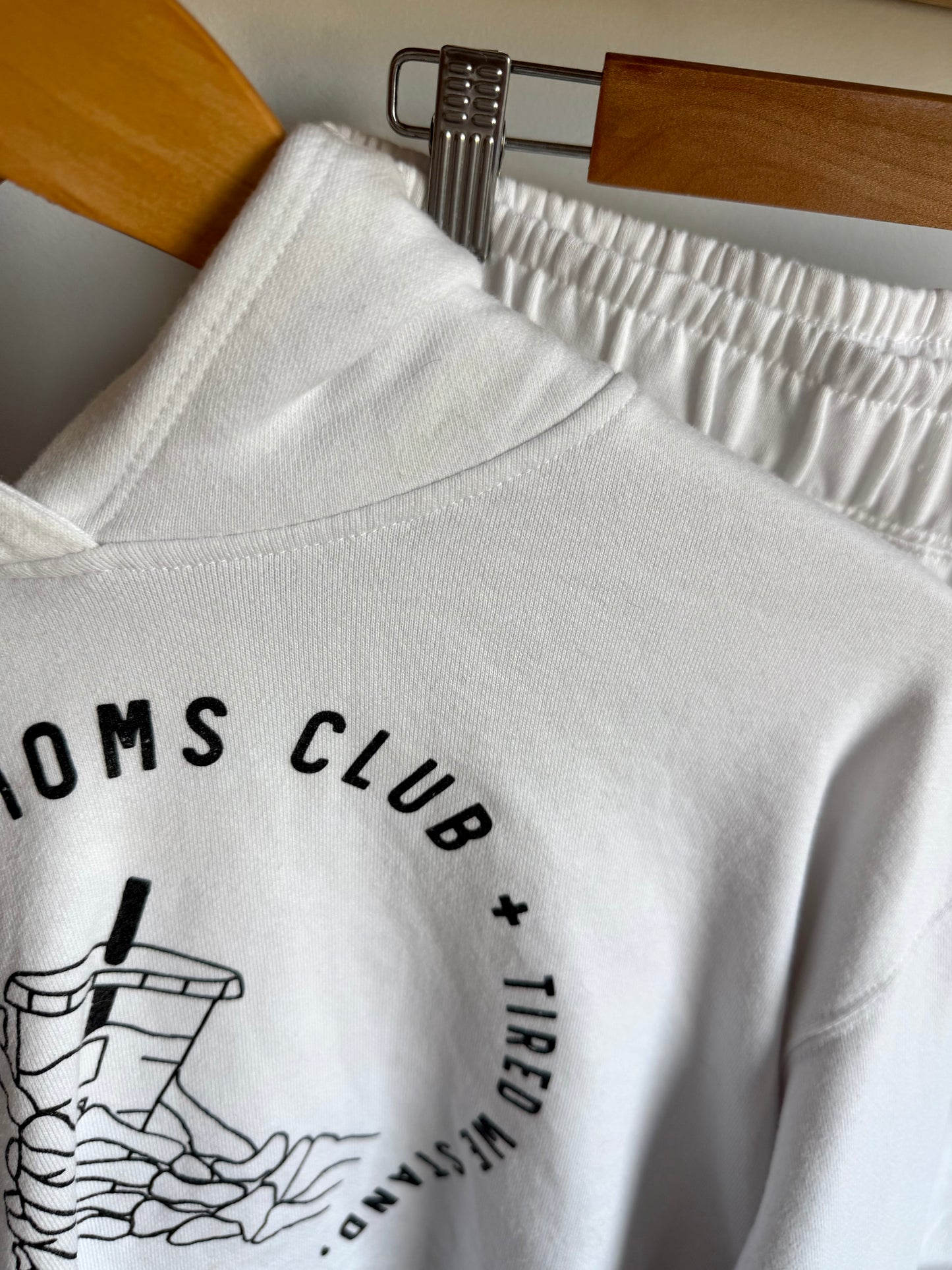 Rad Mom's Club Cropped Hoodie + Shorts Set / Large
