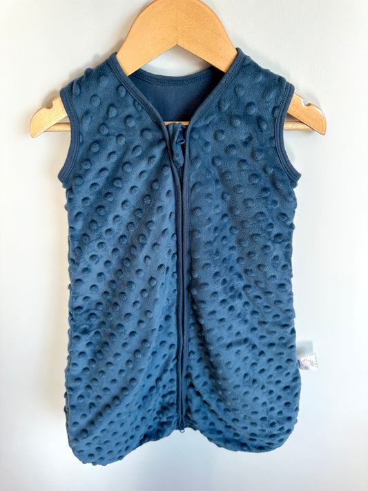 Cobalt Dotted Sleep Sack / 0-6m