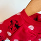 Red Minnie Mouse Bow Sweater / 3-6m