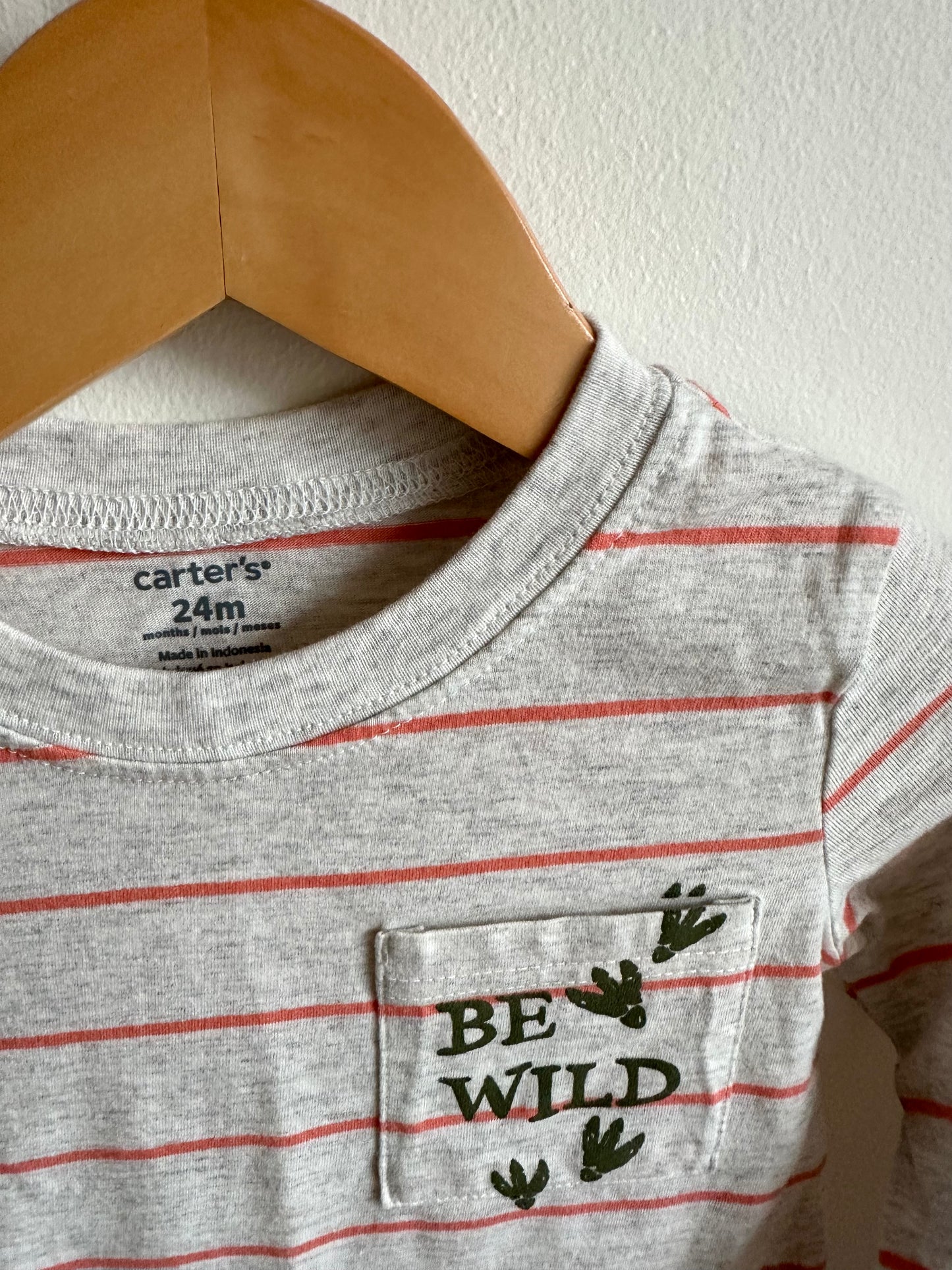 Be Wild Striped Long Sleeve / 24m