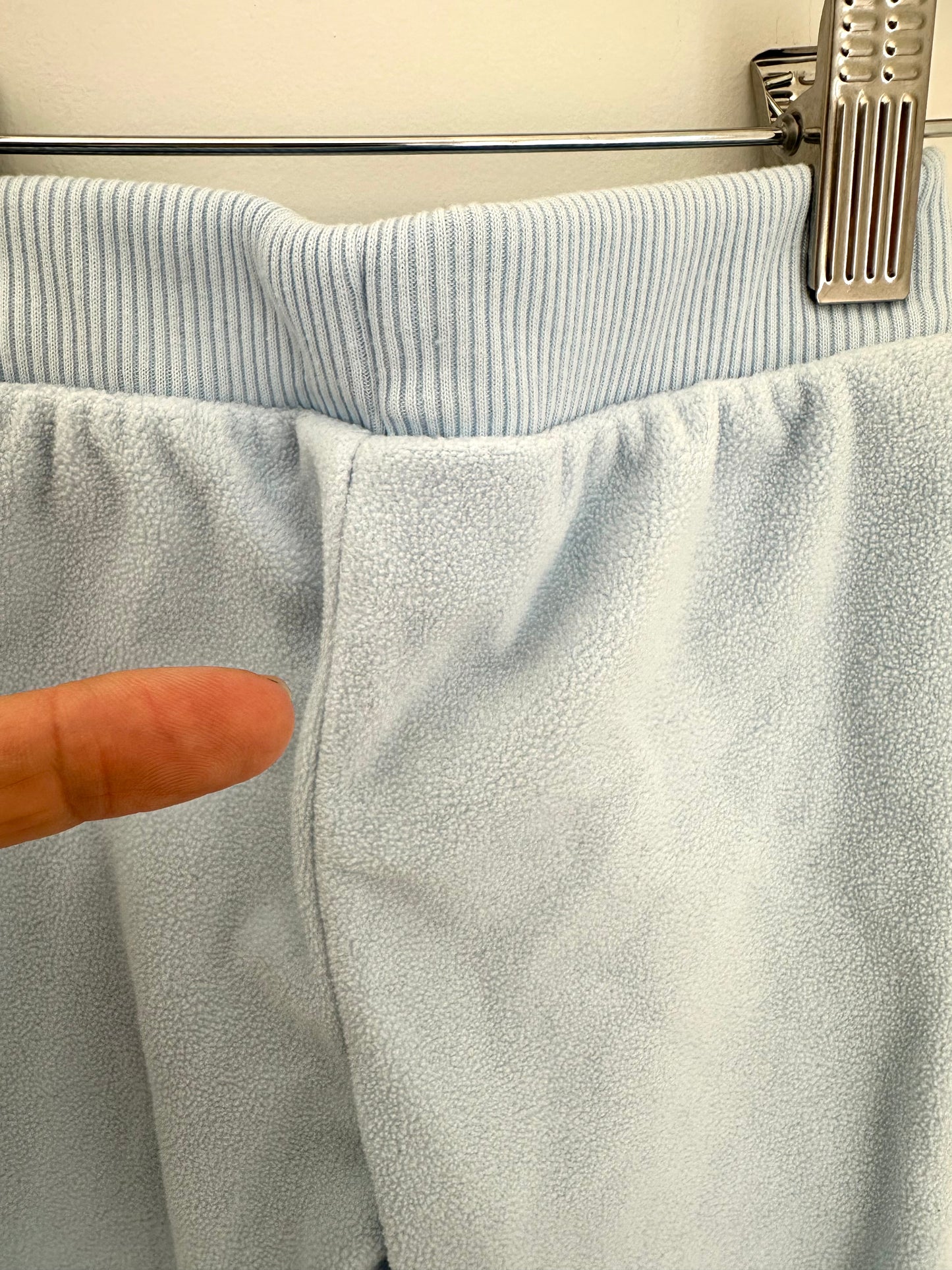Light Blue Fleece Pants / 18m