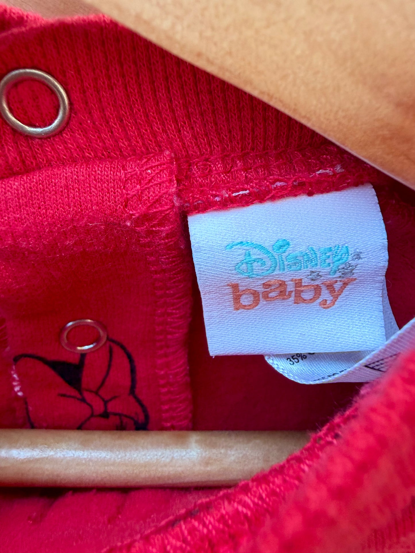 Red Minnie Mouse Bow Sweater / 3-6m