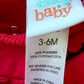 Red Minnie Mouse Bow Sweater / 3-6m