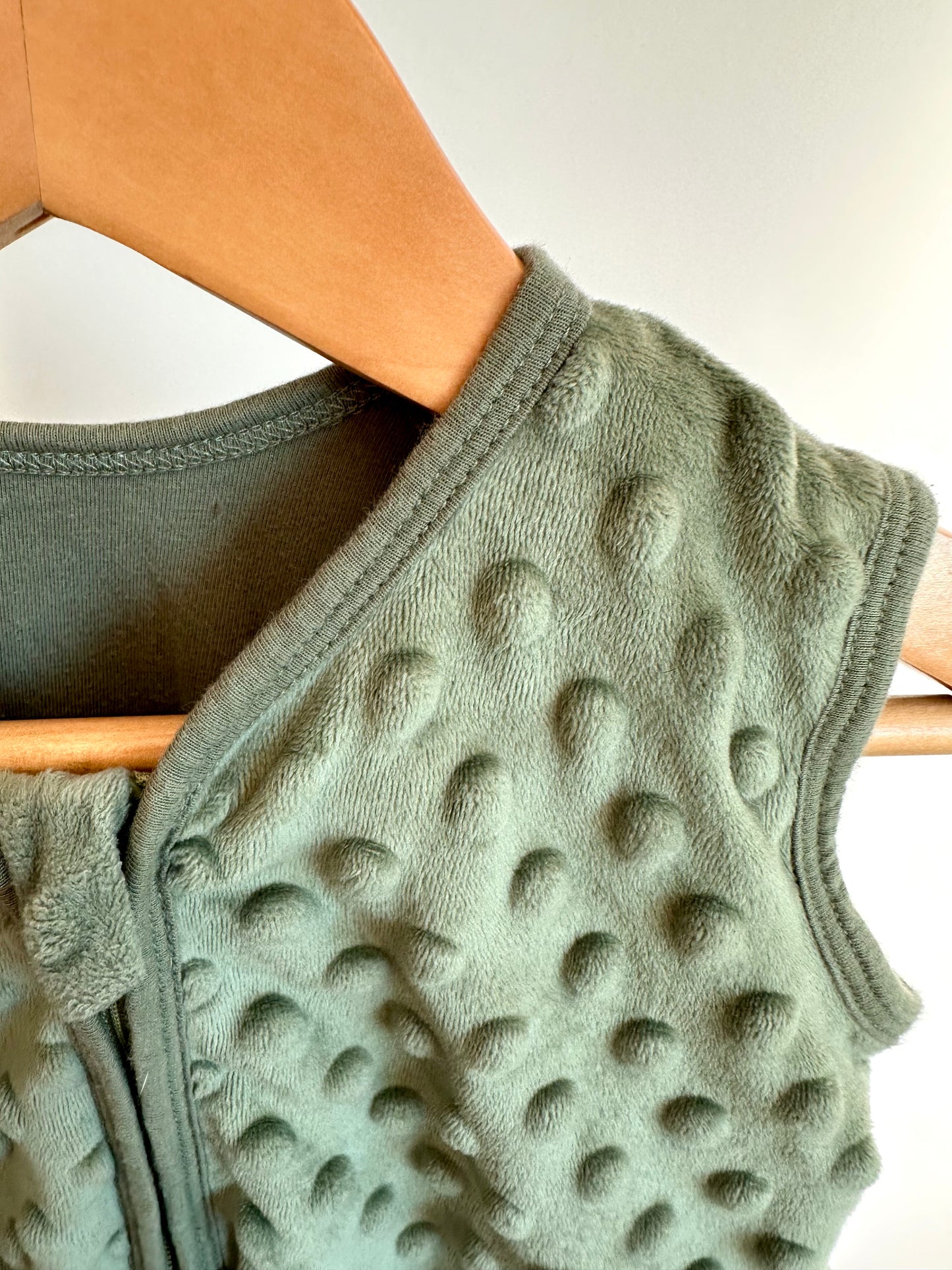 Sage Dotted Sleep Sack / 0-6m