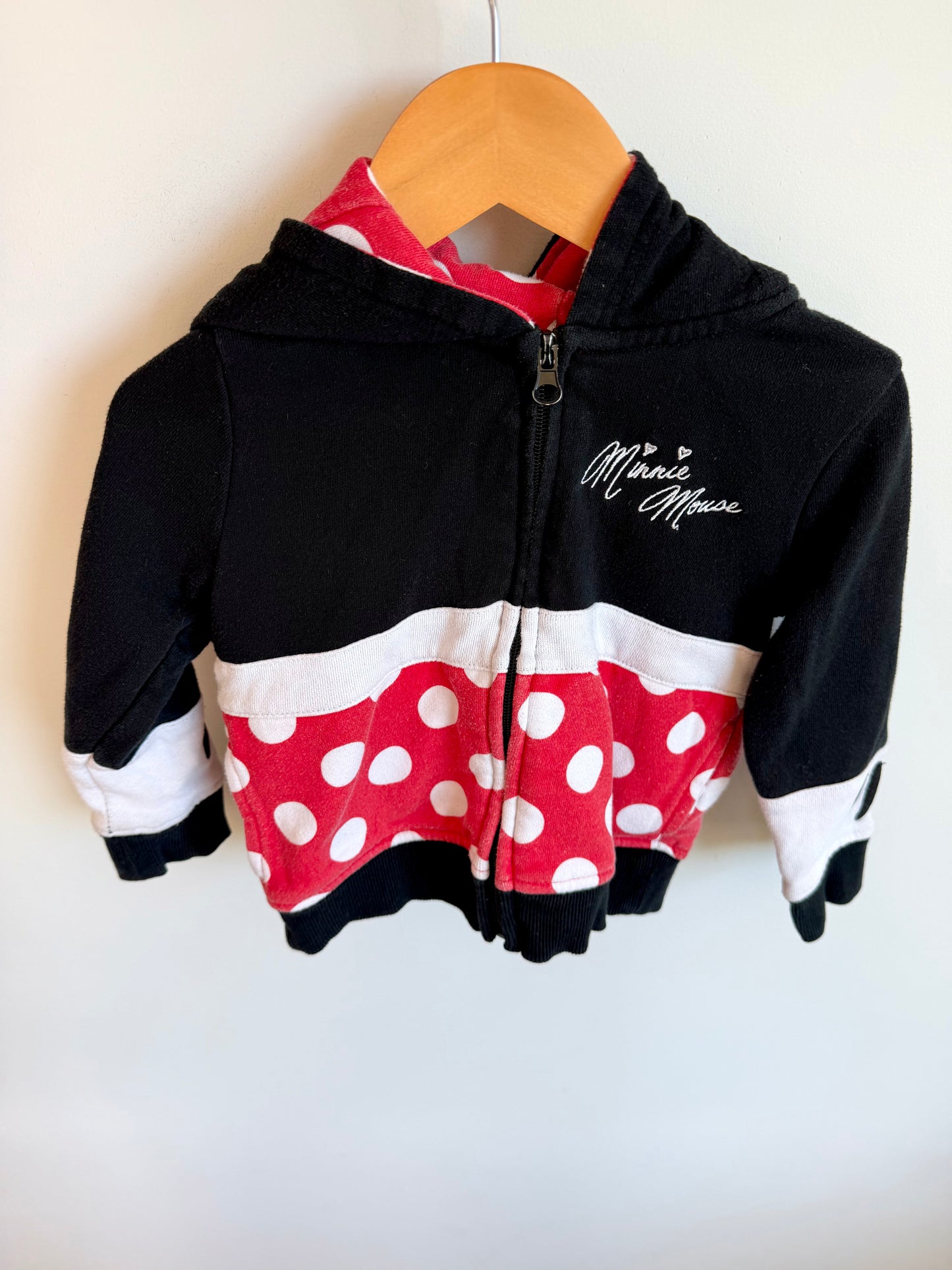 Minnie Mouse Ear Hoodie / 2T