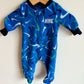 Nike Blue Fleece Sleeper / 0-3m