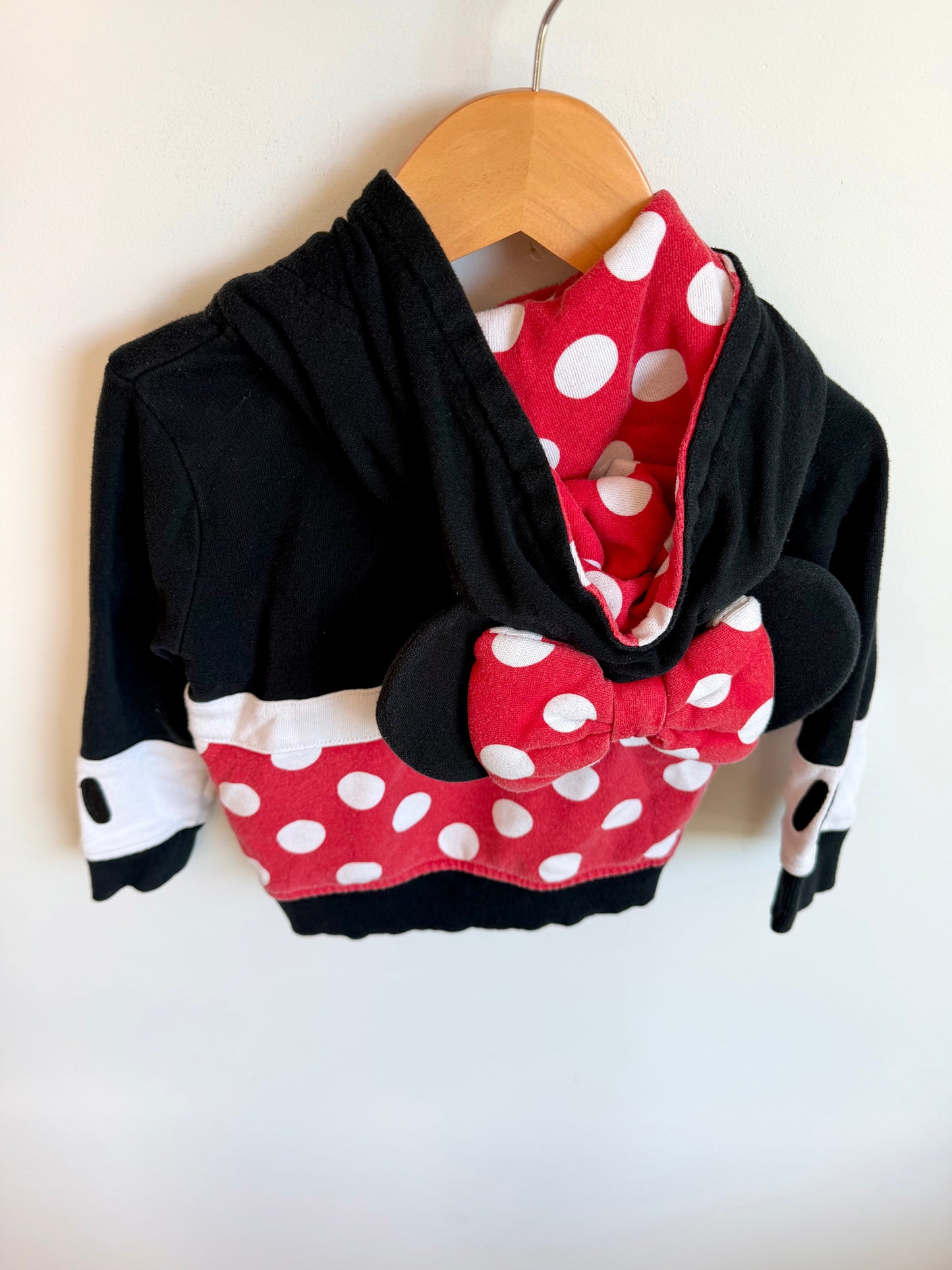 Minnie Mouse Ear Hoodie / 2T