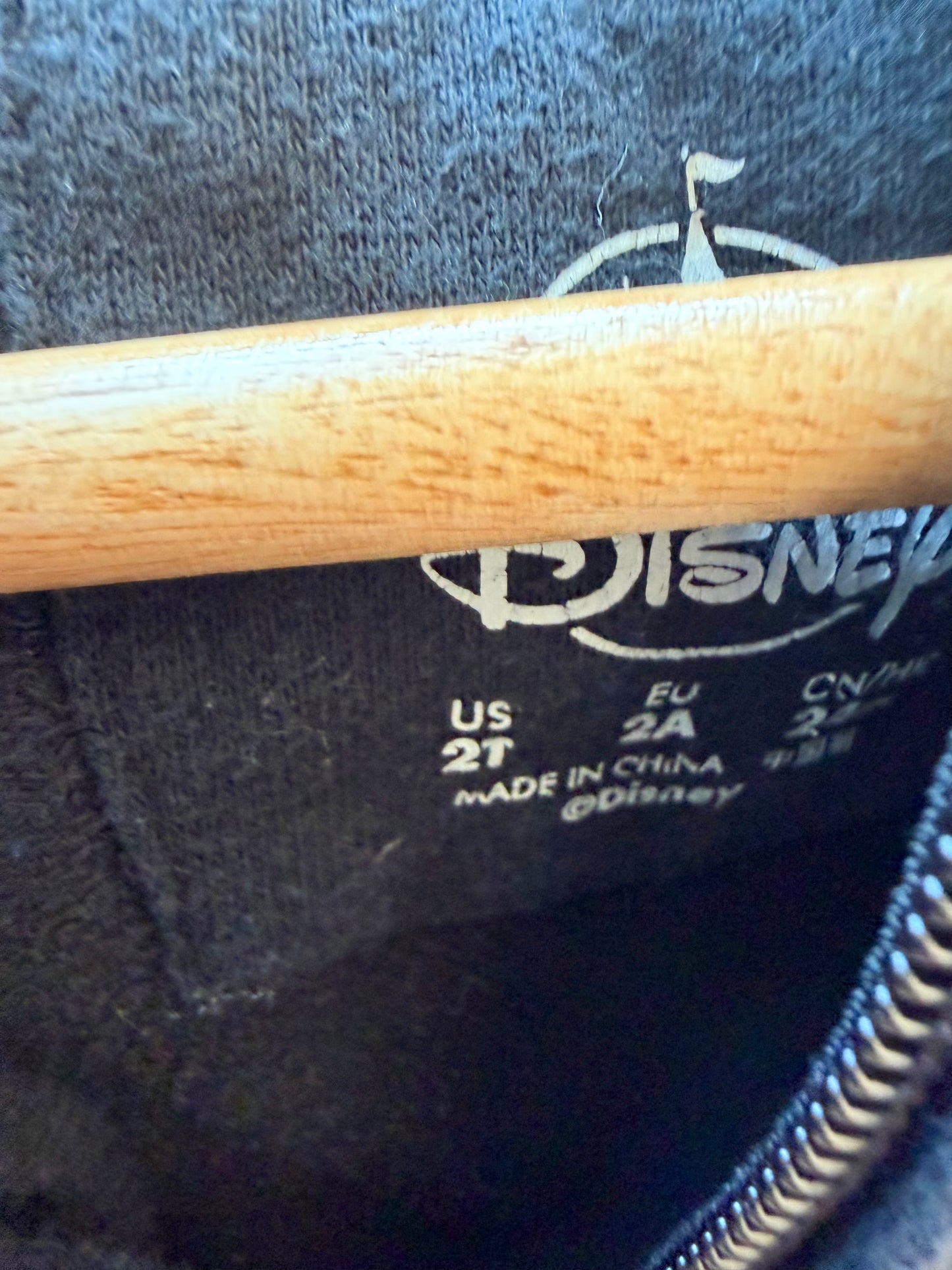 Minnie Mouse Ear Hoodie / 2T
