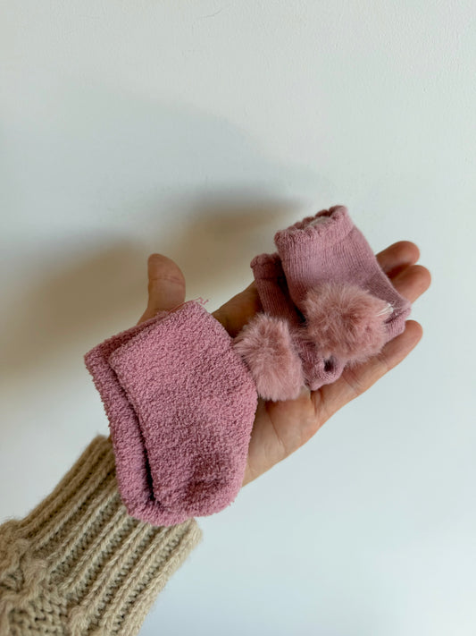 Pink Pair of 2 Socks / 0-3m