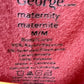 Lace Detail Berry Maternity Top / Medium