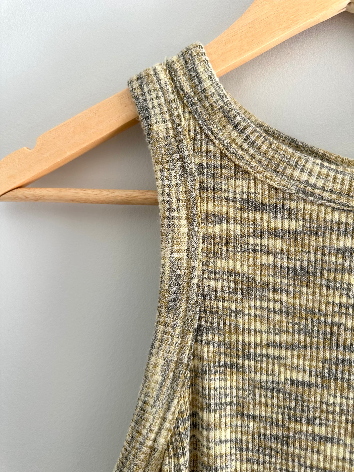 Tank Ribbed Maternity Dress / Medium