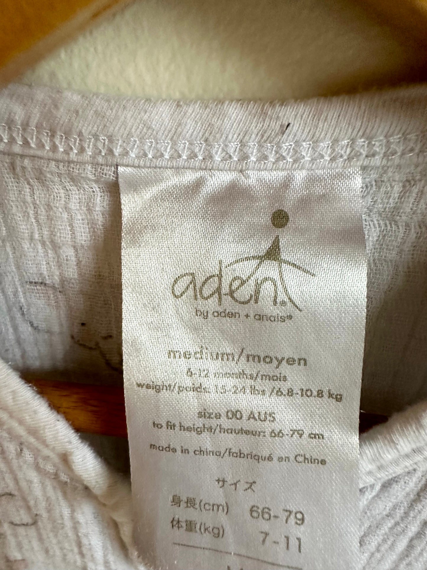 Aden + Anais Muslin Elephant Sleep Sack / 6-12m