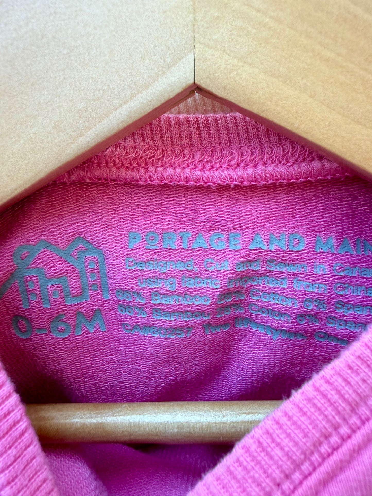 Pink Bamboo Sunshine Sweater (PLAY) / 0-6m