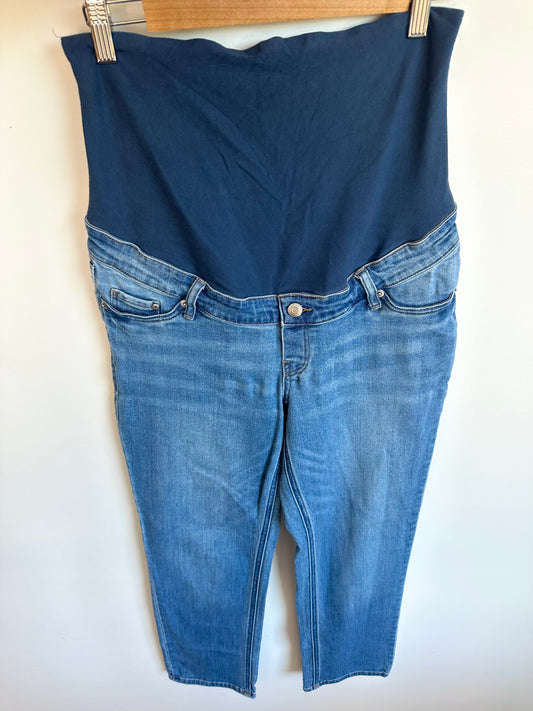 H&M Straight Blue Maternity Jeans / Small