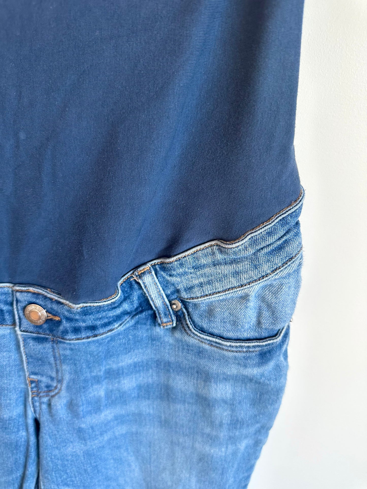 H&M Straight Blue Maternity Jeans / Small