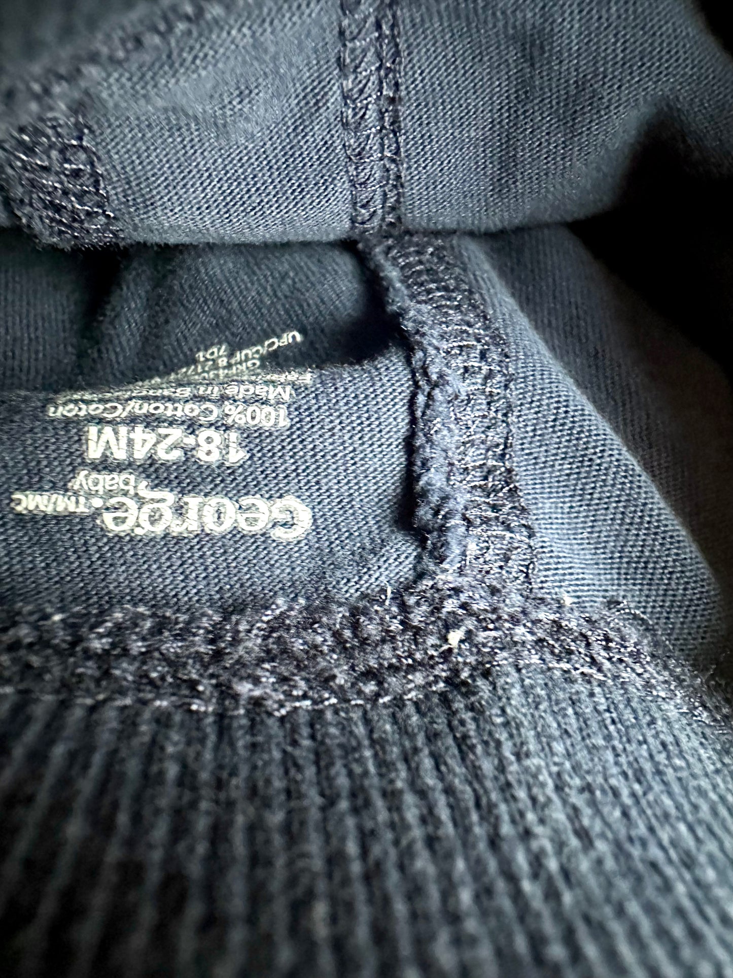 Navy Tapered Pants / 18-24m