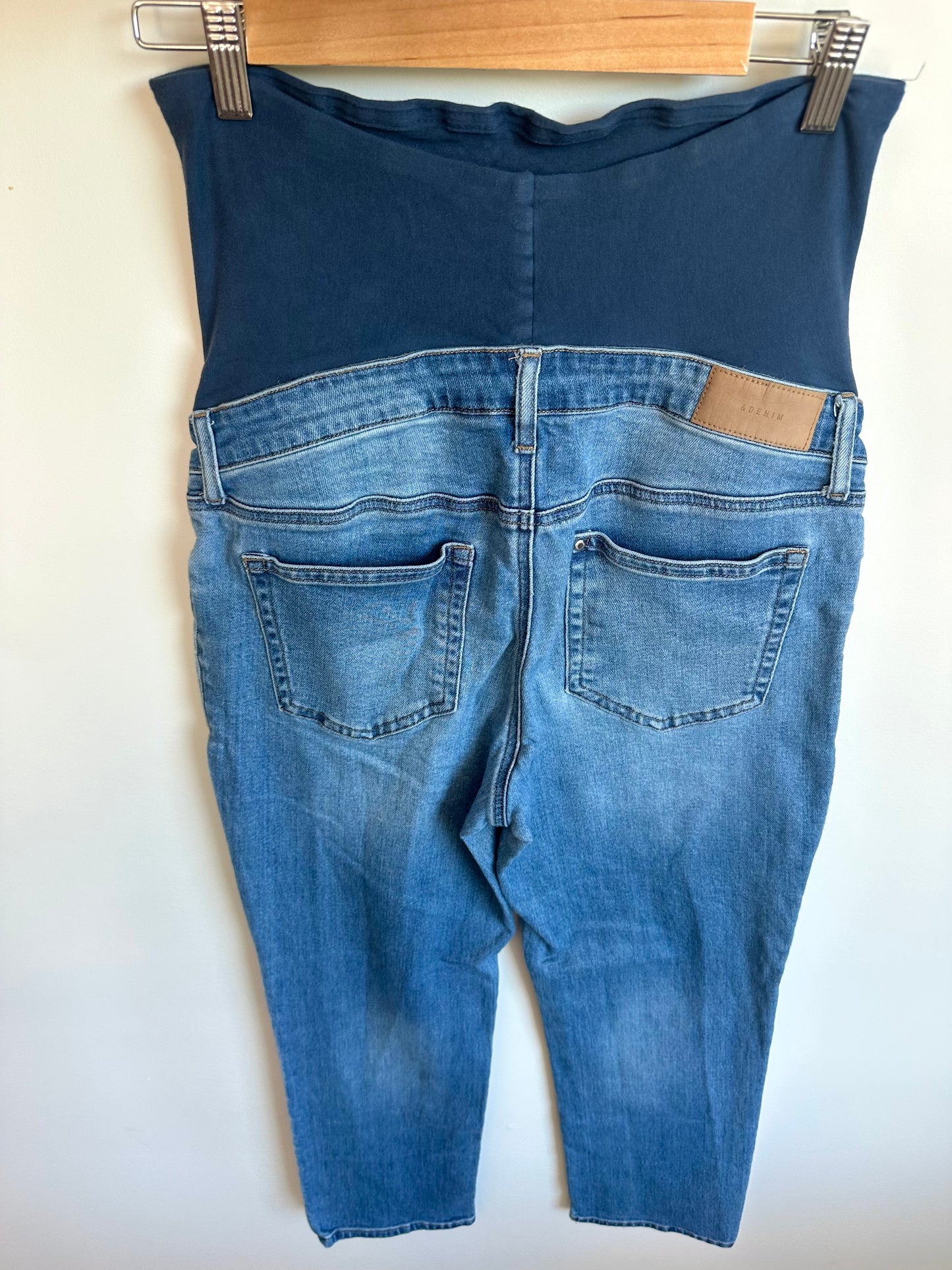 H&M Straight Blue Maternity Jeans / Small