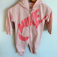 Nike Pink Hood Jumpsuit / 9m