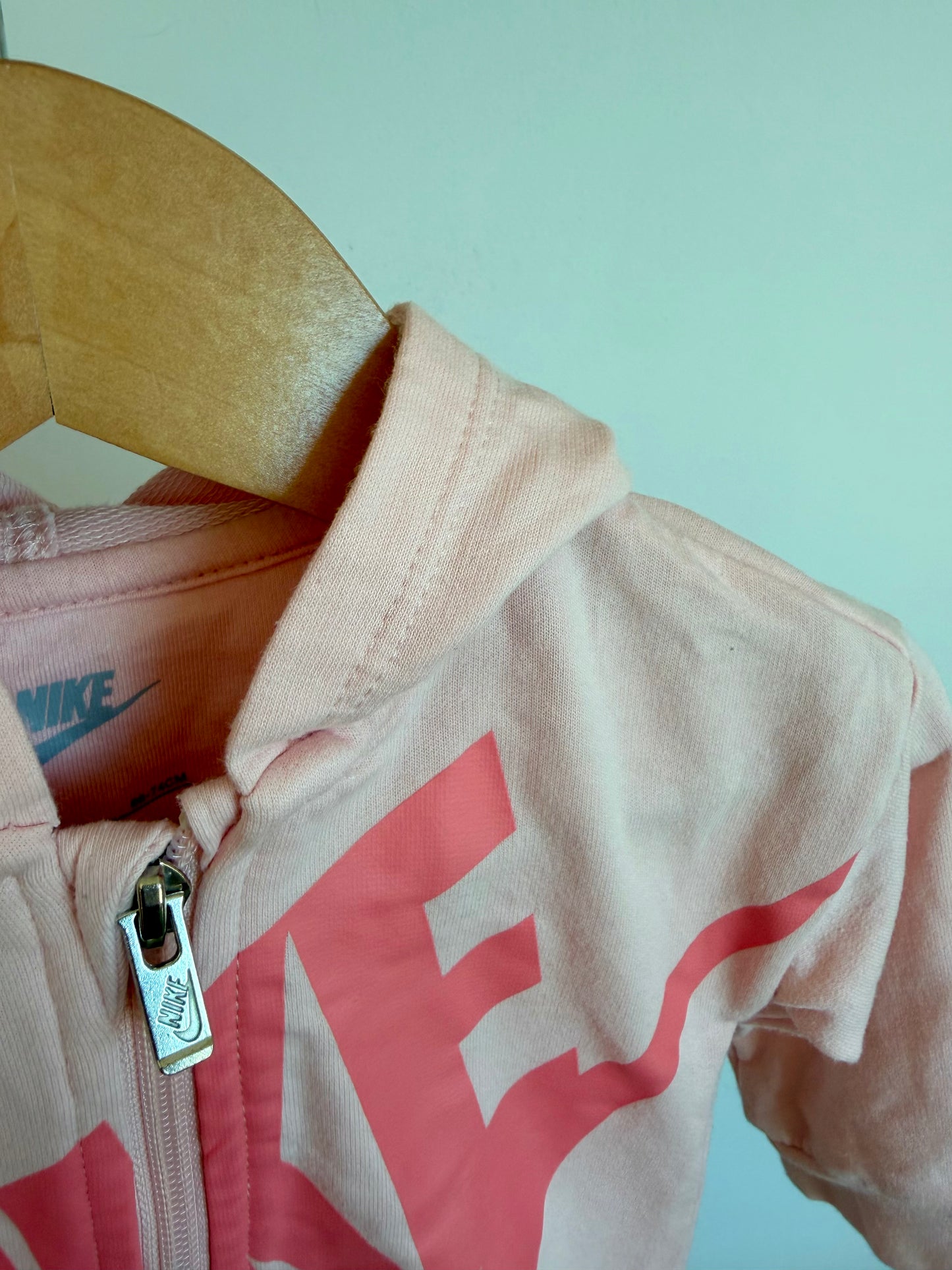 Nike Pink Hood Jumpsuit / 9m