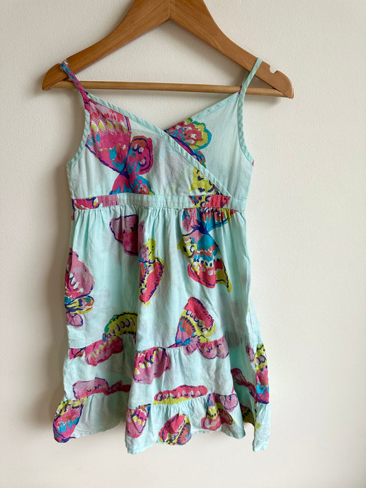 Butterfly Pattern Dress / 6 years