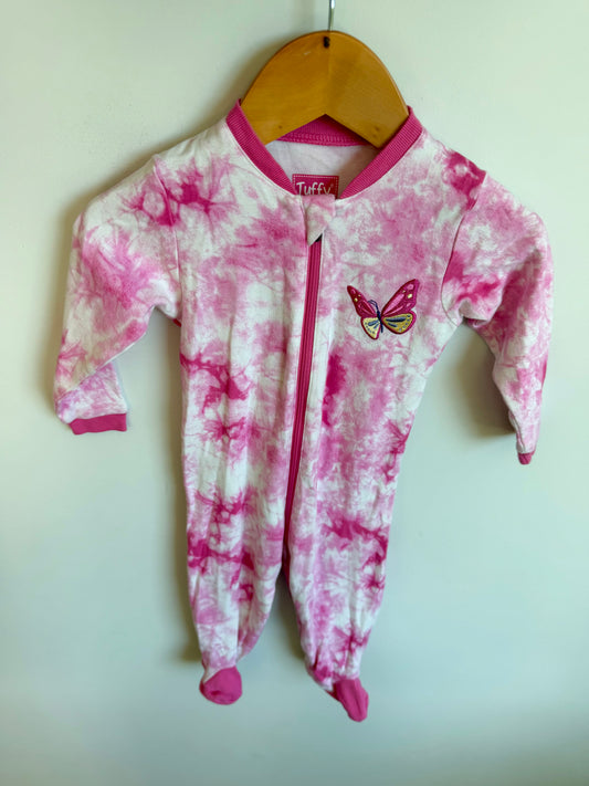 Butterfly Pink Sleeper / 9m