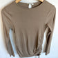 H&M Fawn Ribbed Maternity Long Sleeve / Small