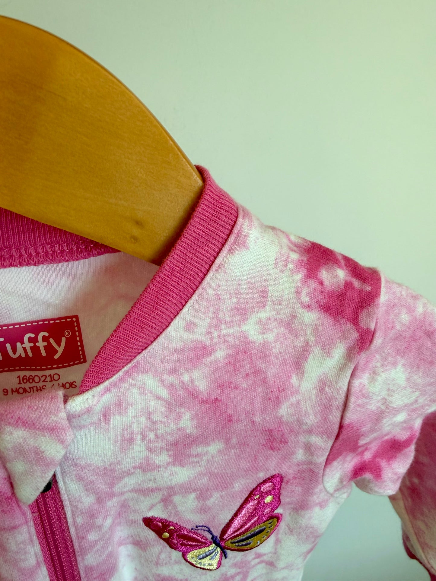 Butterfly Pink Sleeper / 9m