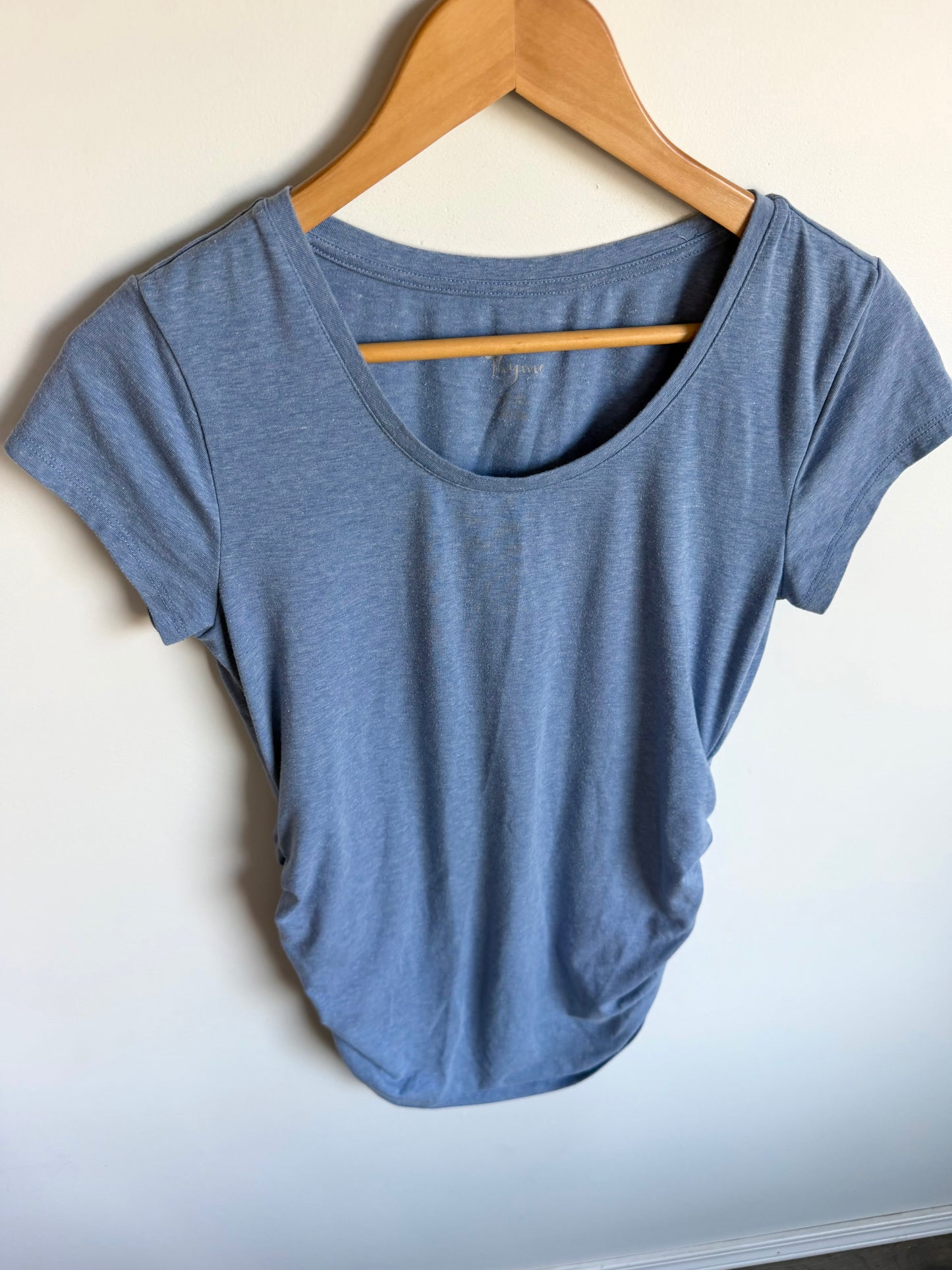 Thyme Blue Maternity T-Shirt / Small