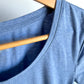 Thyme Blue Maternity T-Shirt / Small