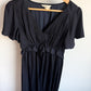 H&M Polka Dot Navy Maternity Dress / Small