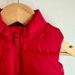 Red Puffer Vest / 6-12m