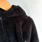 Black Fleece Bear Hood Sweater / 18-24m