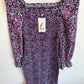 Rib Floral Dress (With Tags) / S