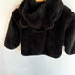 Black Fleece Bear Hood Sweater / 18-24m